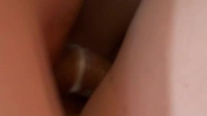 Busty amateur teen gf sucks and fucks with cum on tits