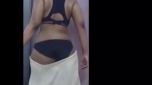 Horny lily in blue sari indian babe sex video
