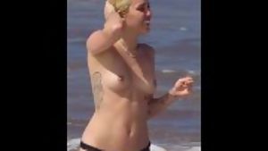Miley cyrus frontal nude and naughty video