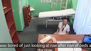 Sexy new nurse likes working for her new boss